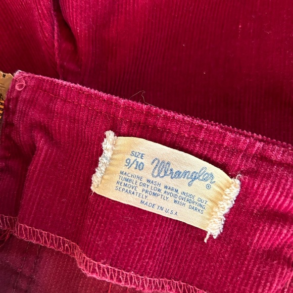 Vintage Wrangler Double Zip Corduroy Flare Pants - Picture 10 of 11